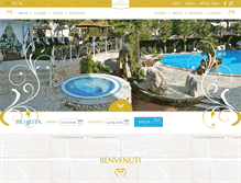 Tablet Screenshot of hotelmiltonjesolo.com